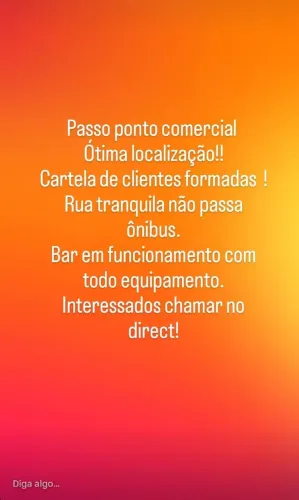 Vendo fundo de bar