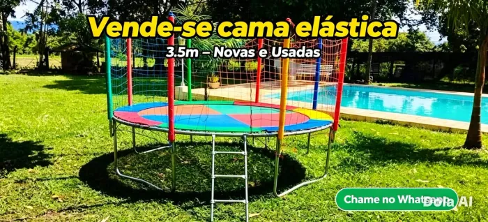 Vende- se cama elástica, usadas