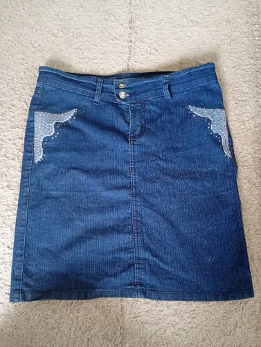 saia e bermudas jeans feminina