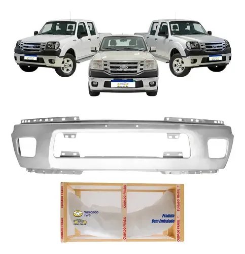 Parachoque Dianteiro Ford Ranger 2010 2011 2012 Cromado