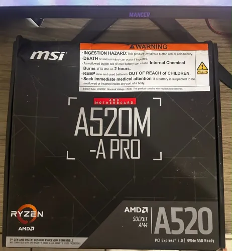 Placa mãe A520m