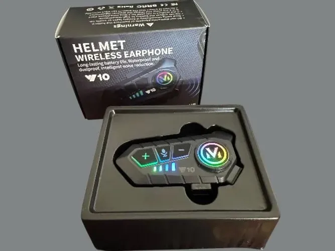 Fone de Ouvido Bluetooth para Moto V10 - Atende Chamadas e GPS - RGB