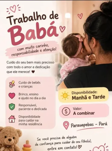 Babá disponível
