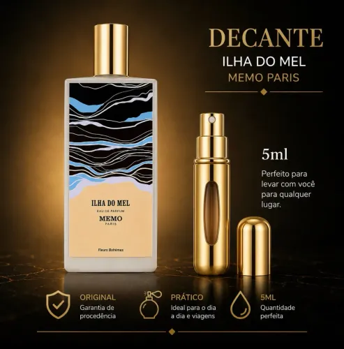 Memo Ilha do Mel 5ml - Perfume Nicho 100% Original