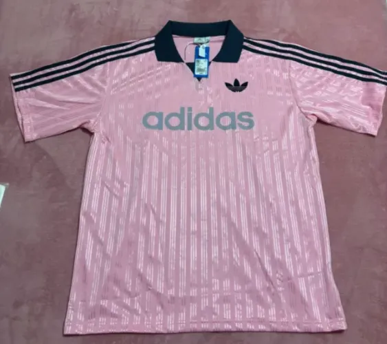camisa polo adidas originals rosa gg