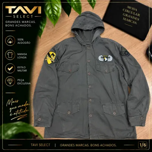 Jaqueta Parka Militar Schooner - Airborne