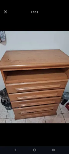Cômoda de madeira maciça Aceito Oferta