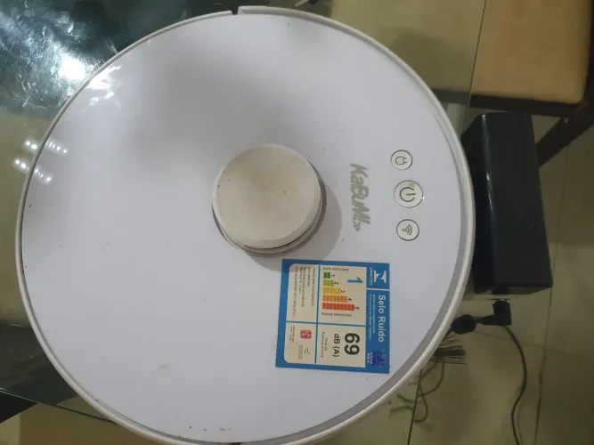 Ropo robô aspirador de. Po com wi-fi trocar bateria 