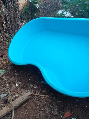 Piscina de fibra feijao 3000 litros