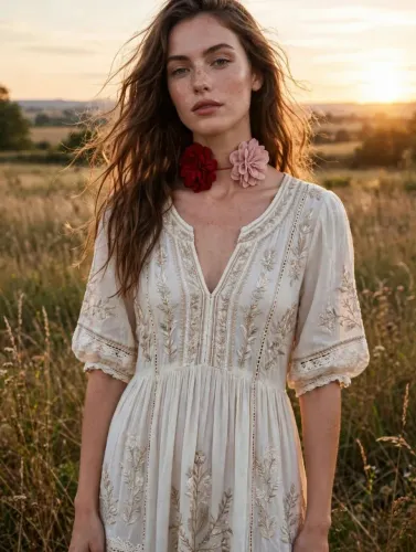 Choker Rosa e Vinho Zara novo
