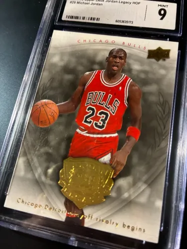 Michael Jordan Graduado CGC Coleção Exclusiva Legacy Card NBA Basquete Chicago Bulls Carta