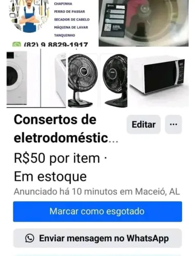 Araújo concertos. Máquina de lavar micro-ondas ventilador lava e seca tv
