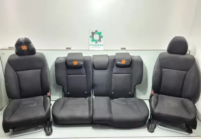 Jogo Bancos Honda Hrv 1.8 Ano 2015 2016 2017 2018 Preto