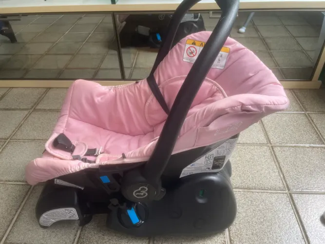 Bebê conforto Galzerano cadeira bebe carro rosa