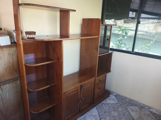 Estante Madeira - antiga/vintage