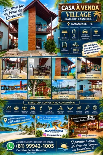 Casa para venda com 135 metros quadrados com 4 quartos