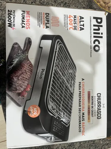 Churrasqueira Elétrica Philco Fast Cook PCQ2300 2600W