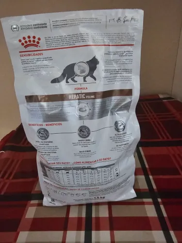 A Ração para Felino Hepático