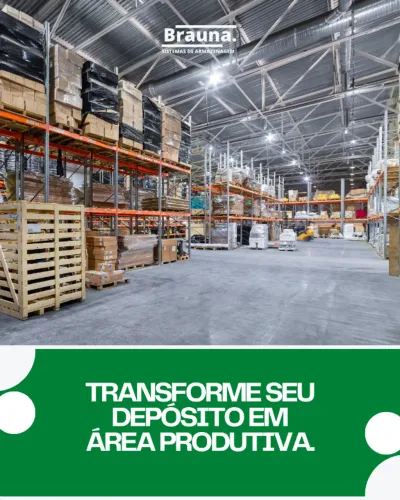 Porta-paletes com Estrutura Forte