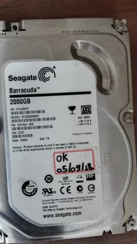 HD Seagate Barracuda HDD 2TB