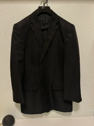blazer masculino cia do terno preto tamanho 50