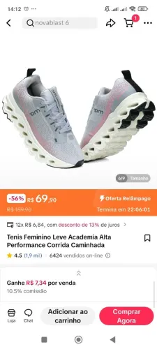 Conjunto feminino academia