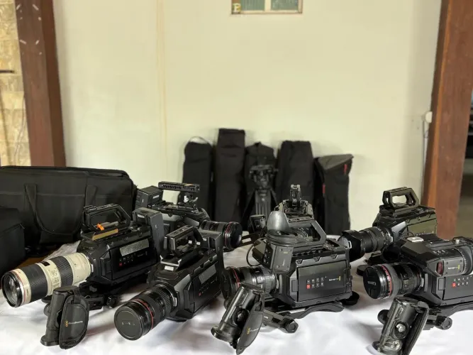 Câmera de vídeo 4k mim ursa Blackmagic