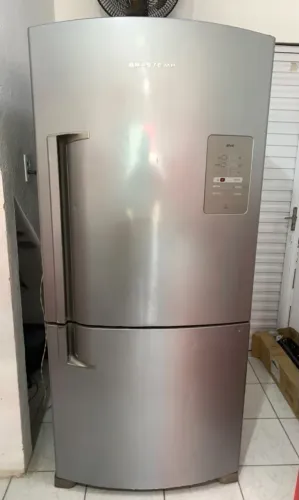 Geladeira Brastemp inox 