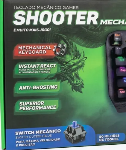 Teclado Mecânico Gamer ELG Shooter