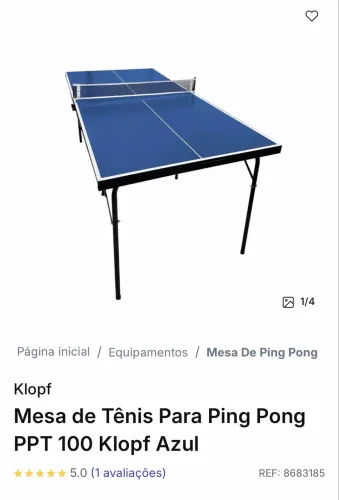 Mini mesa de ping pong