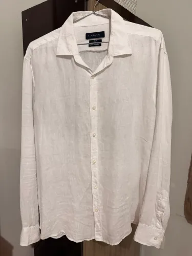 Camisa de linho irlandês Aramis