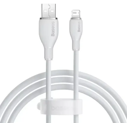 Cabo Iphone iOs Baseus Carregamento Rápido USB, TPE, 2.4A, 1.2 Metros