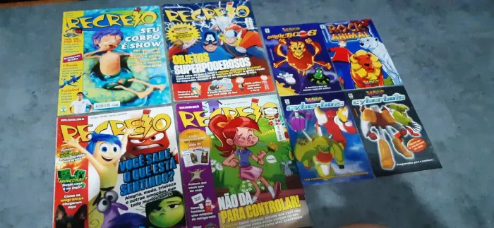 Lote de revistas e gibis Recreio 