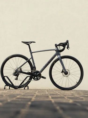 Bicicleta Van Rysel wheeltop eletrônico 12v tamanho 52
