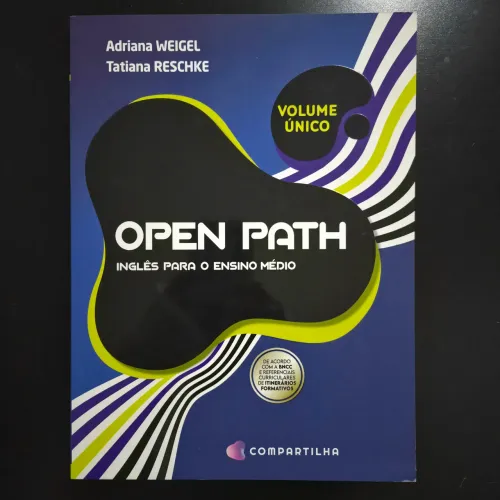 Livro Open Path: Inglês para o Ensino Médio - Volume Único - Compartilha (BNCC)