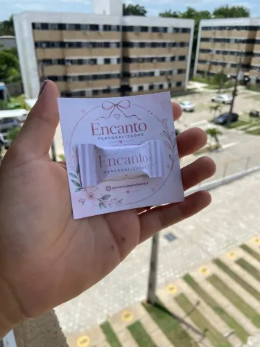 Cards com balinha personalizada