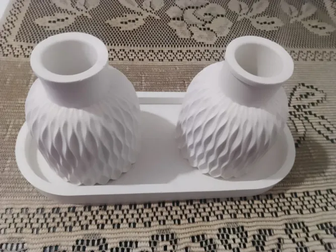 Vasinhos gesso 9cm