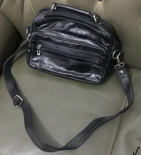 Bolsa Carteiro/Transversal Nova, Couro