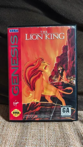 Rei leao mega drive/genesis cib 