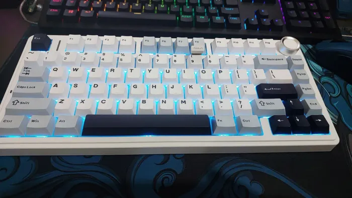 Teclado Aula F75 Sem fio + mousepad Cooler Master