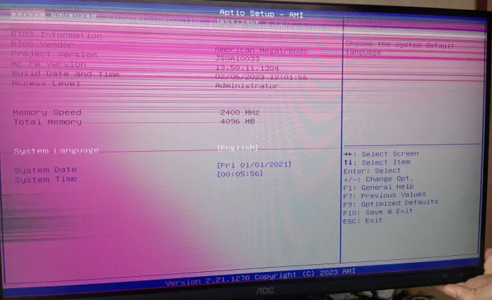 Computador AOC All-in-One A24E99-01 24 Led (LEIA)