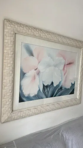 Quadro de vidro sala de casa