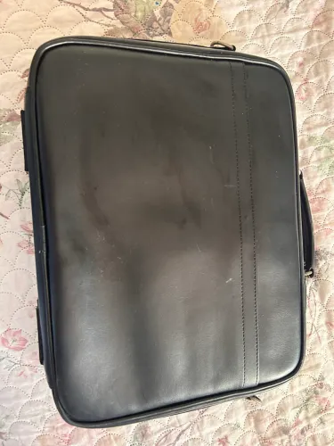 Pasta para notebook em couro !