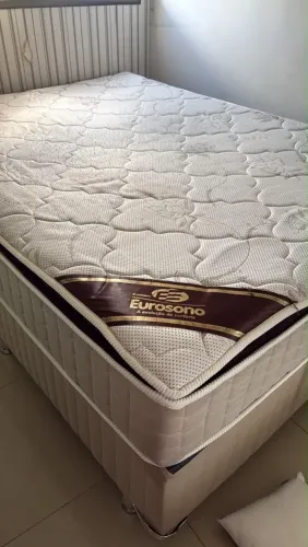 Cama Box Casal Eurosono Harmony - Excelente Estado