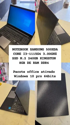 NOTEBOOK SAMSUNG 500XDA CORE I3 