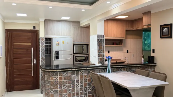 Alugo apartamento semi mobiliado