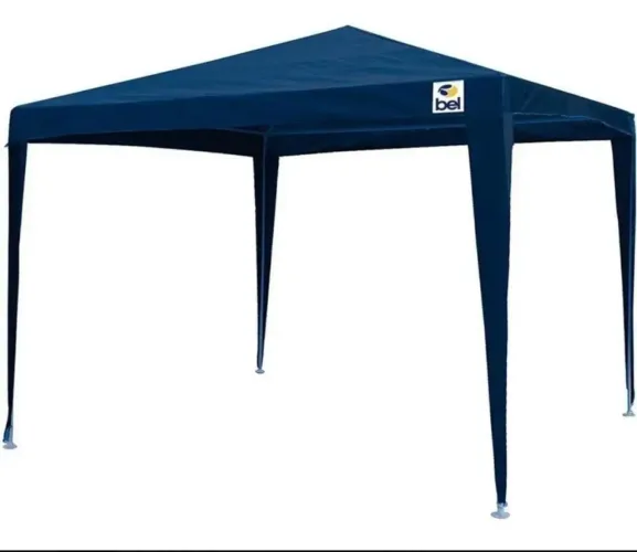 Tenda gazebo barraca 2x2 azul bel fix montável praia 