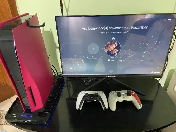 PS5 fat, 825 Gb mídia física e digital