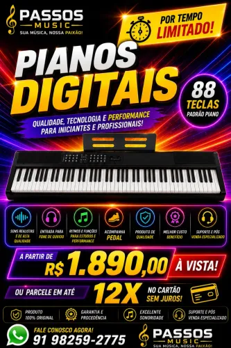 Piano digital 88 teclas