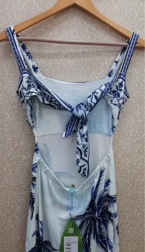 Vestido da Farm em malha canelada tamanho P com tag
